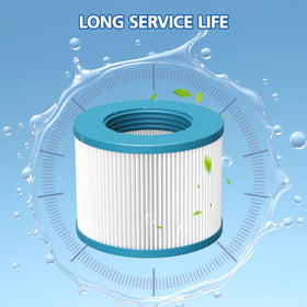 LINNIW spa filter shows wide compatibility with RELXTIME, ALEKO and more.