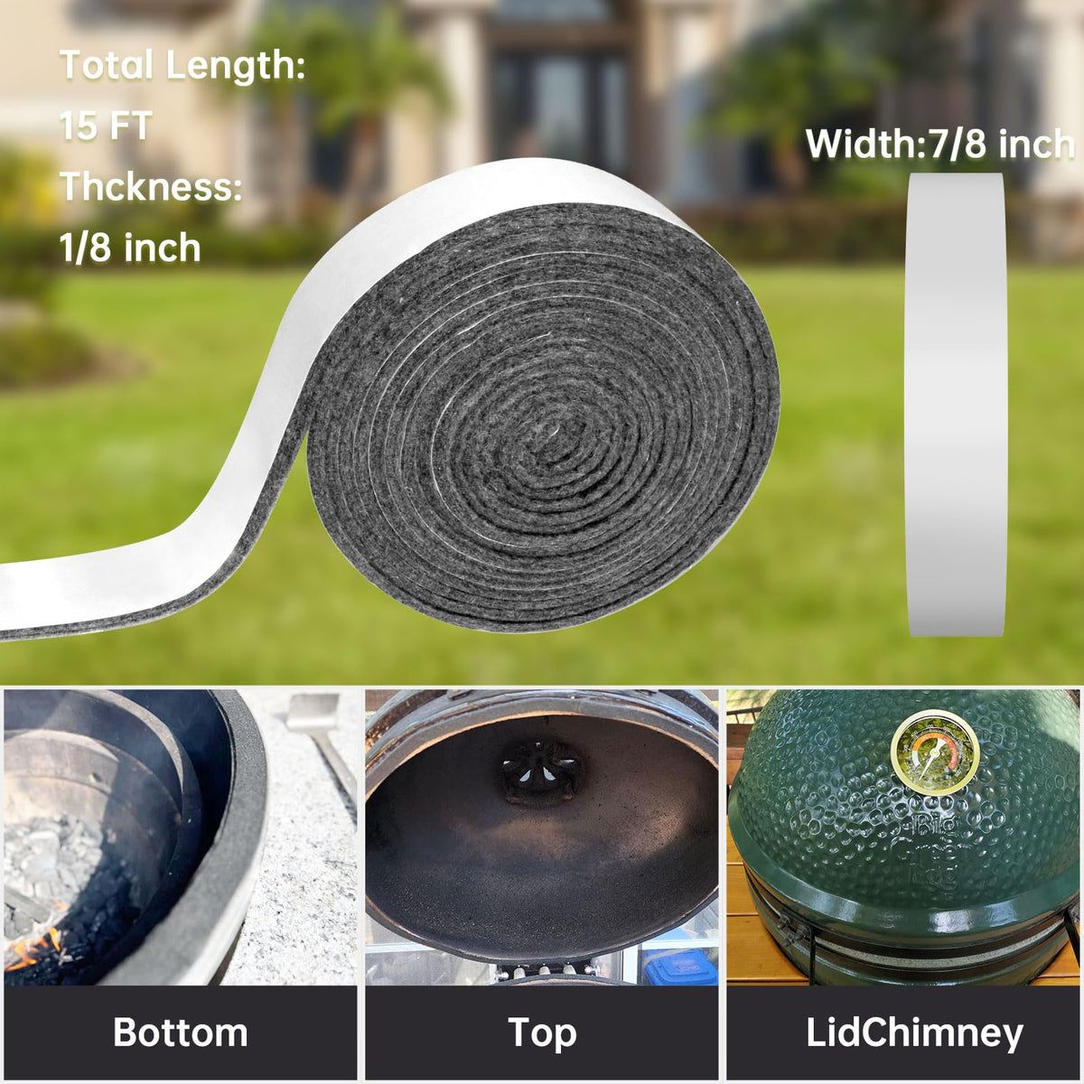 Linone heat resistant gasket close up shows durable material.