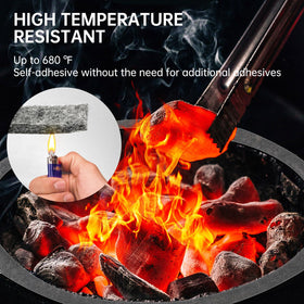 Linone self-stick gasket tape for quick, clean application on grill surfaces.