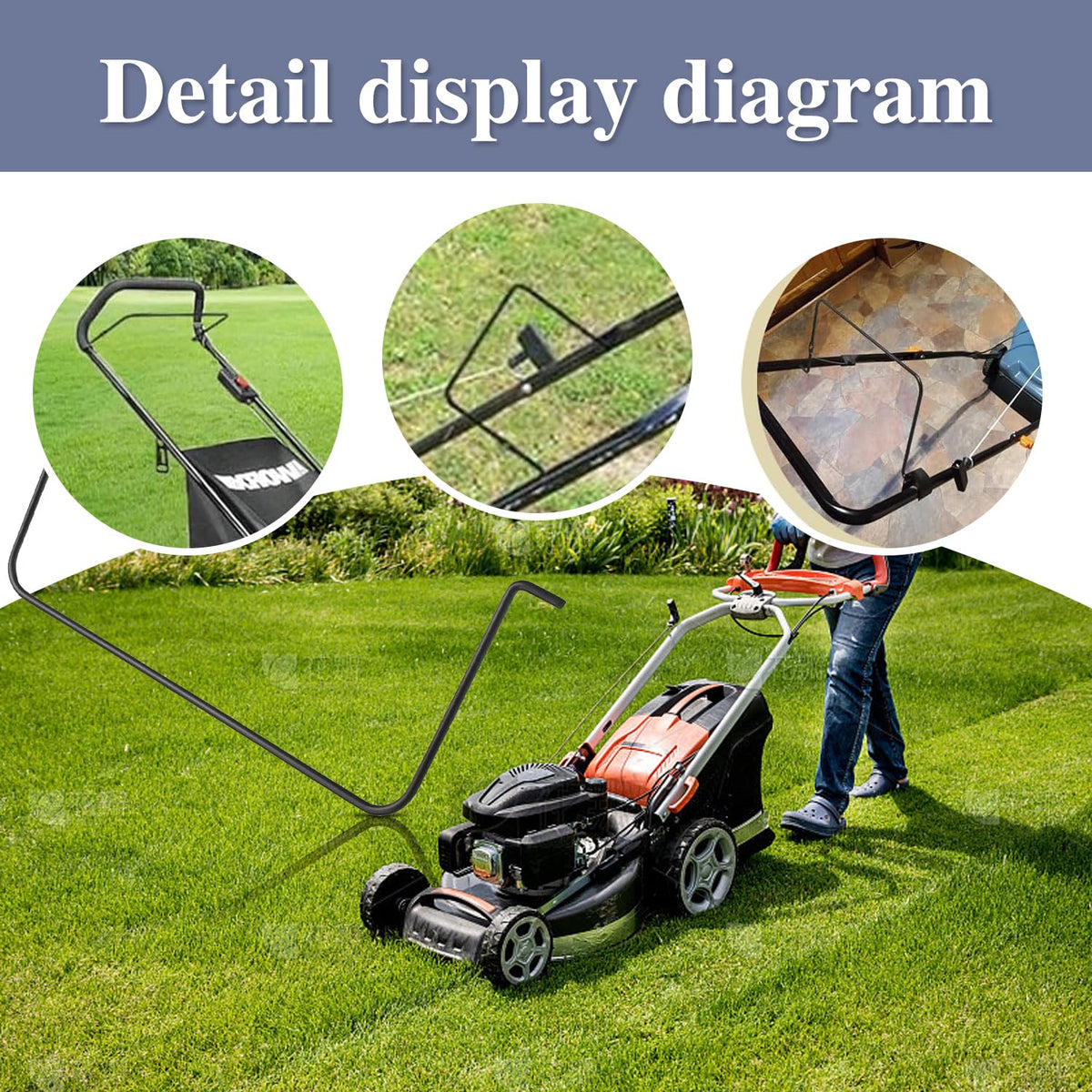 LINPGOLNE compatible with popular brands helps keep mowing sessions smooth.