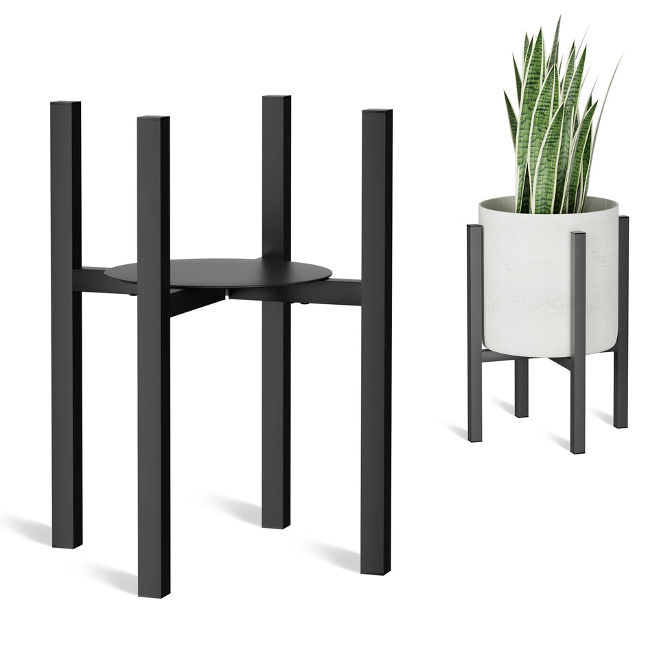 Linpla adjustable plant stand with 8-12 inch pot capacity for flexible arrangement.