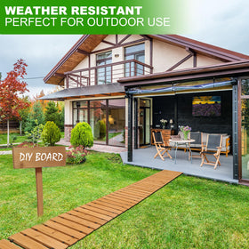 LINSHRY cedar walkway anti-slip pattern for safer steps