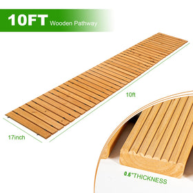 LINSHRY reinforced slat connection for durable walkway