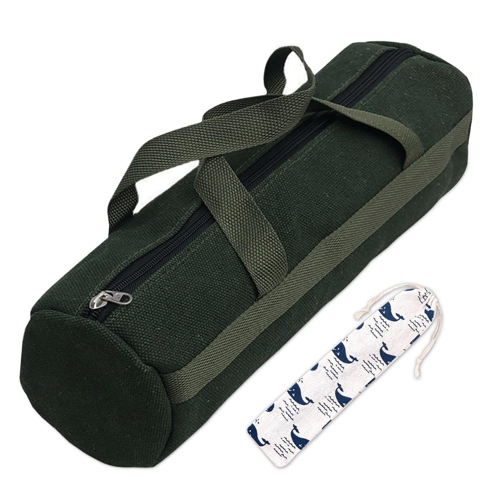 Linuorise grill accessory bag front view showing spacious tool storage for BBQ sessions
