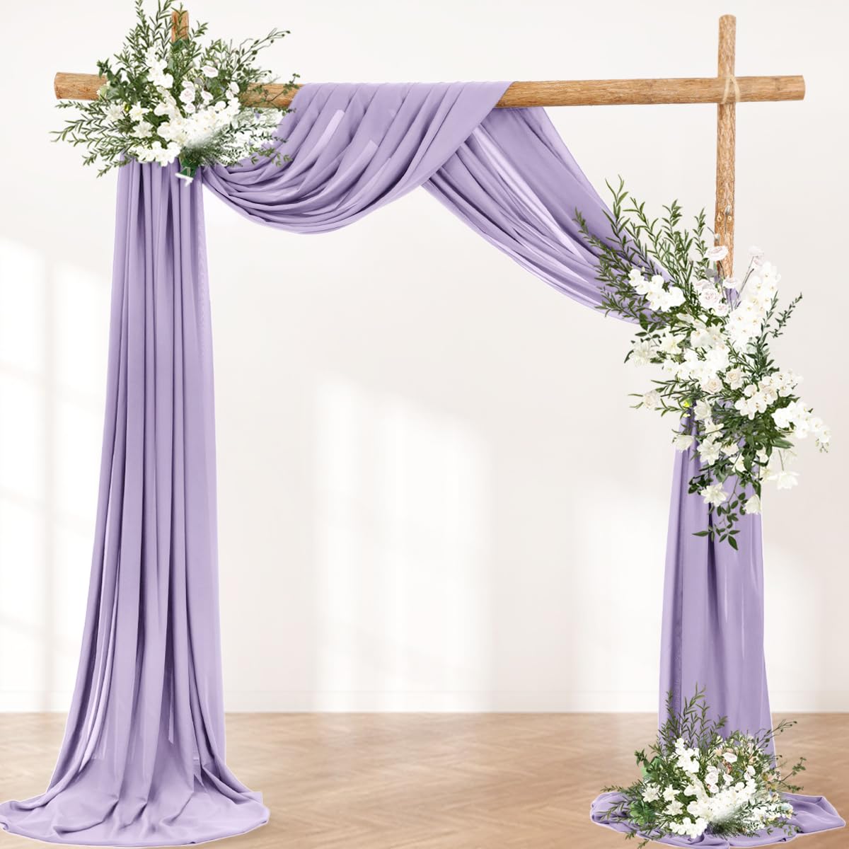 LINXTAR sunlit garden drape adds color and ambiance.