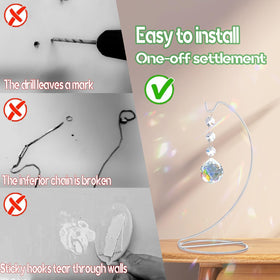LinyAlmY sun catcher with beads enhances memorial decor with subtle sparkle.