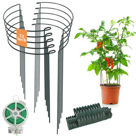 Linyona 32-inch plant stake in ground supports tall plants