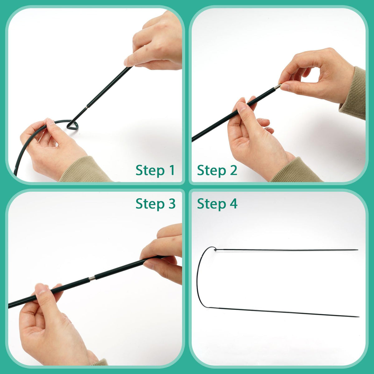 Linyona plant support ring helps keep stems upright