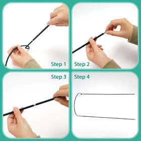 Linyona plant support ring helps keep stems upright
