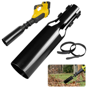 Linyuant Leaf Blower Air Booster attached to a blower for stronger cleaning power
