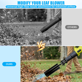 Linyuant universal clip-clamp ensures tool-free attachment to most blowers