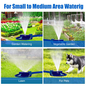 LipLopBest 2-pack metal sprinkler for small gardens and vegetable plots