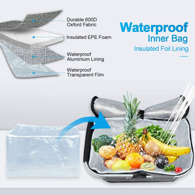 LIQING 35L bottom stability design supports heavy loads without sagging.