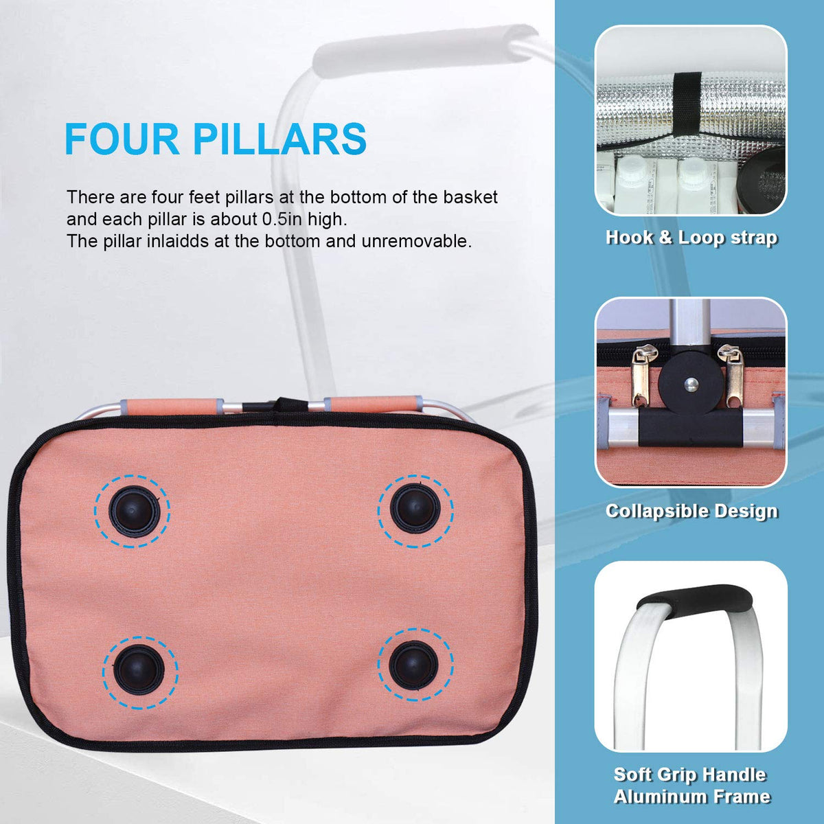 LIQING 35L capacity demonstrates room for pizzas and beverages.