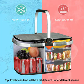 LIQING 35L folded storage demonstrates compact carry and quick setup.