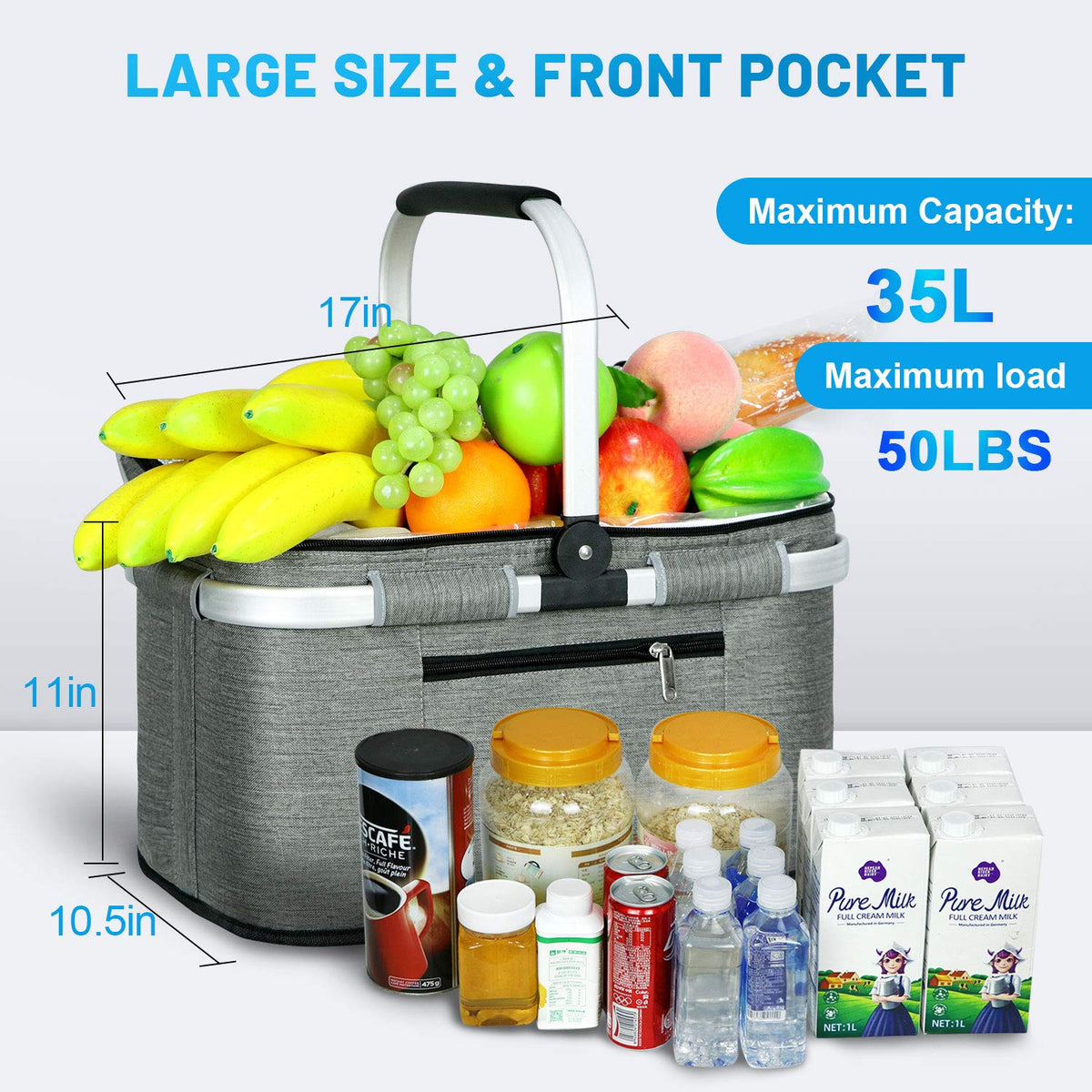 LIQING 35L interior pocket layout keeps items organized and accessible.