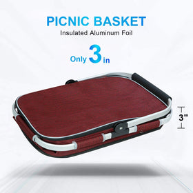 LIQING picnic basket as wedding gift offering practical elegance.