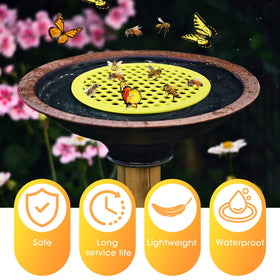 Liqqlex hexagonal compartments provide shallow water access for bees.