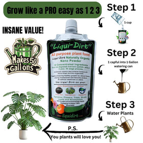 Liqui-Dirt eco-friendly fertilizer for sustainable gardening
