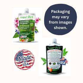 Liqui-Dirt promotes stronger root development in potted plants