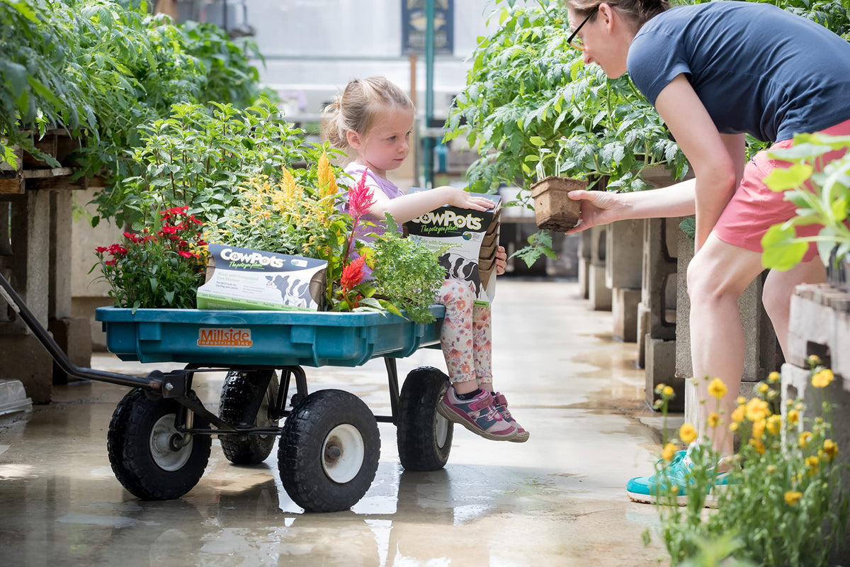 Liquid Fence CowPots stay odorless during use and biodegrade within a season.