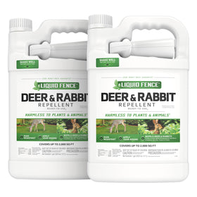 Liquid Fence Deer & Rabbit Repellent bottle ready-to-use to protect ornamental plants.