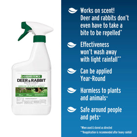 Liquid Fence ready to use pack shown for year round garden protection