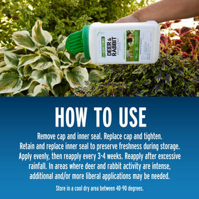 Liquid Fence is safe for plants and animals when used correctly