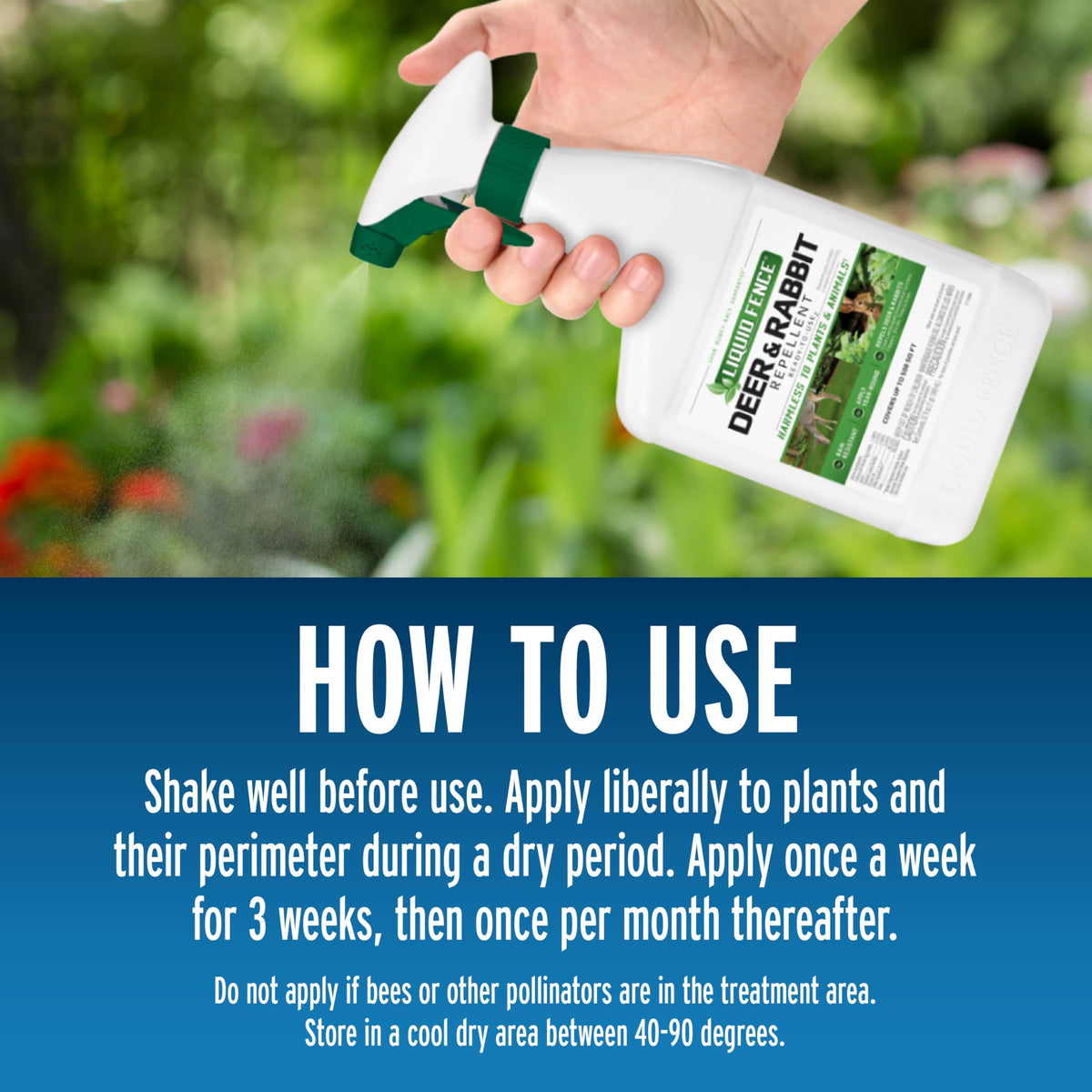 Liquid Fence year-round application helps protect landscapes throughout seasons.
