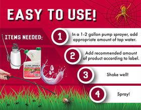Liquid Harvest bifenthrin spray nozzle showing easy application against pests