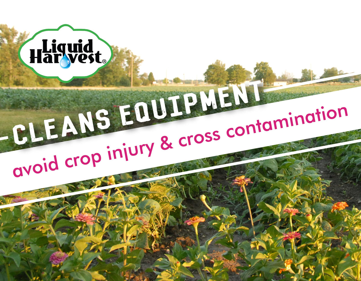 Liquid Harvest Blazer diluted with water for a 50-gallon mixture.