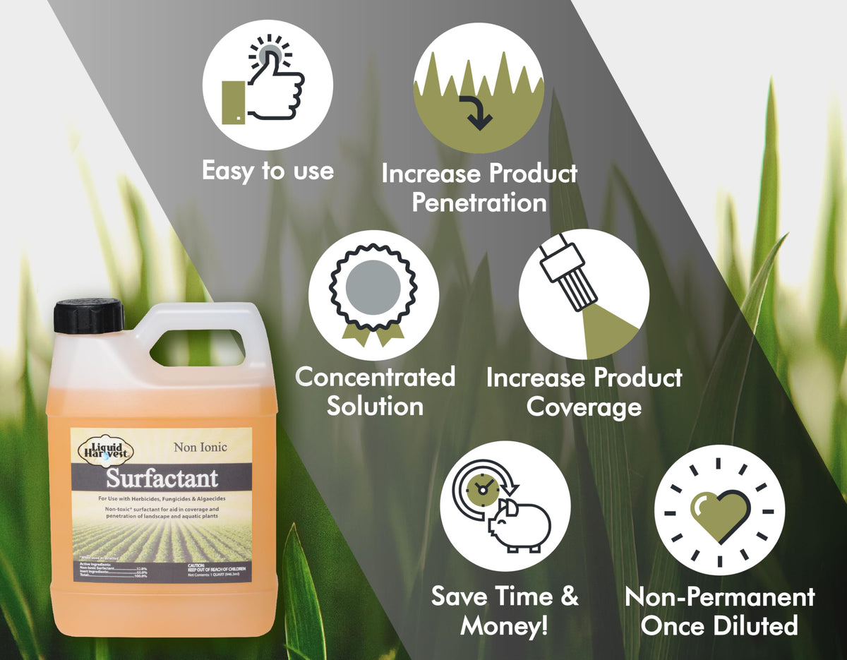Liquid Harvest concentrated surfactant with herbicide demonstrates compatibility with multiple formulations