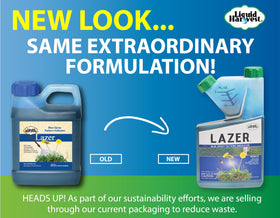 Liquid Harvest Lazer Blue detects drift, keeping spray on target.
