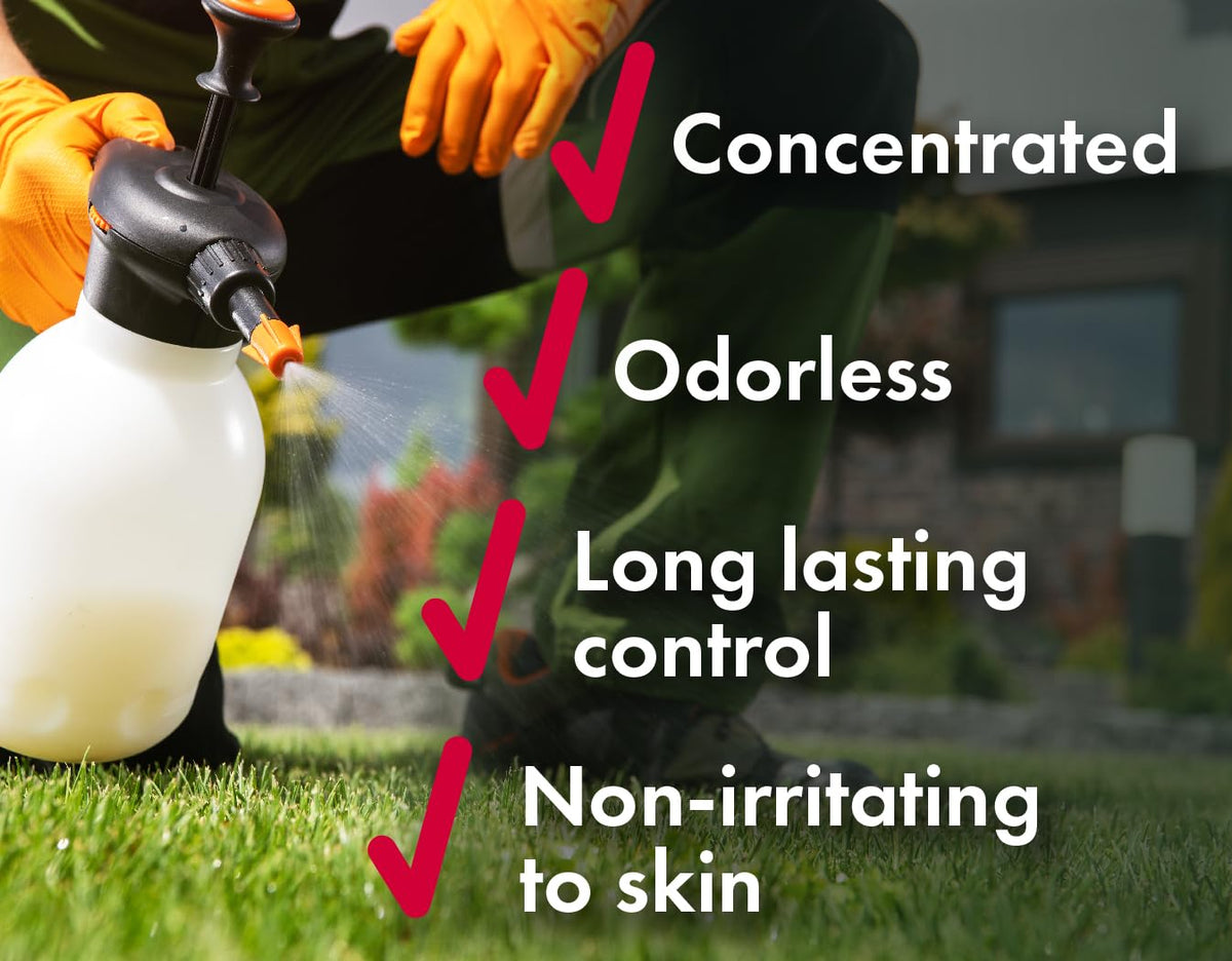 Liquid Harvest outdoor use on patios and windowsills to keep surfaces pest-free