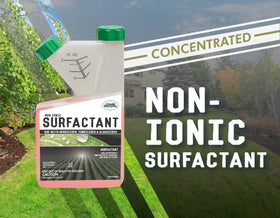 Liquid Harvest surfactant spread on leaf enhances coverage