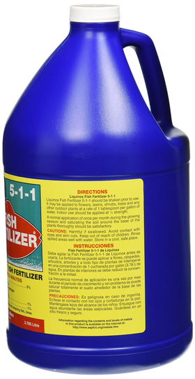 Liquinox fertilizer on lawn for vigorous growth and greener turf