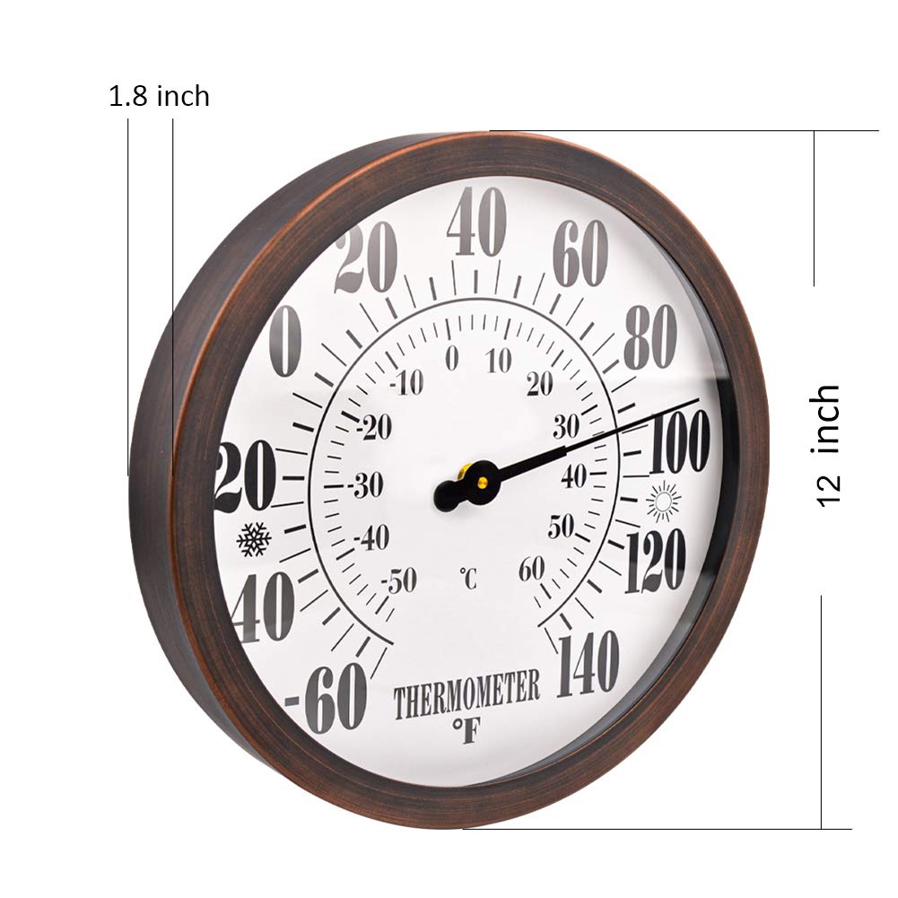 Lirches precise mechanical movement provides real-time readings without batteries