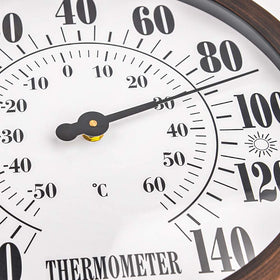 Lirches outdoor thermometer wall-mount for quick viewing