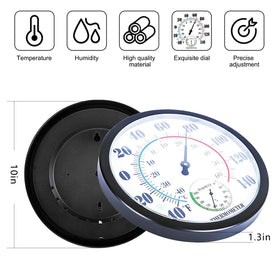 Lirches weather station mounted on a patio wall for outdoor monitoring
