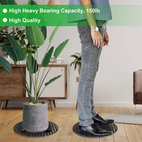LISHINE 11.8-inch diameter riser elevates various pots