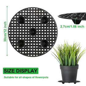 LISHINE heavy-duty plastic plant elevator supports indoor and outdoor use