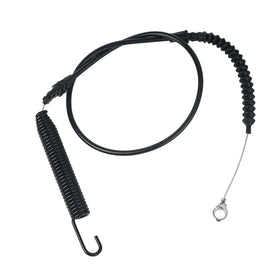 LiStarUs deck engagement cable closeup shows robust construction for reliable lawn cutting.