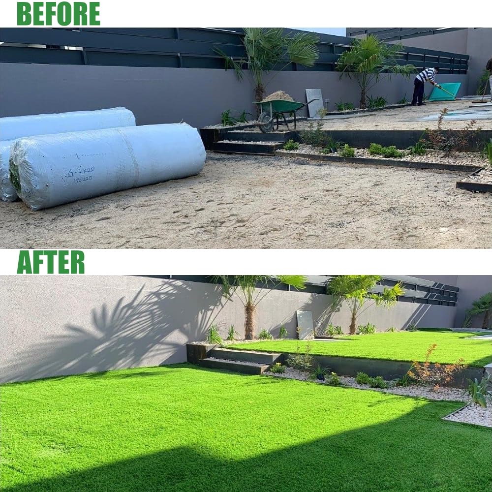 LITA rubber-backed turf with drainage holes supports easy cleaning