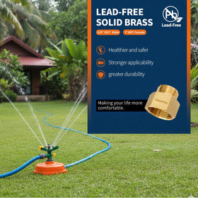 LitartPRO heavy-duty brass body resists rust and deformation under pressure.