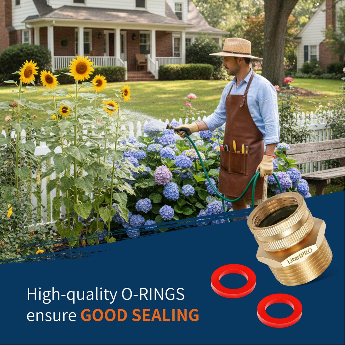 LitartPRO lead-free brass design for safer outdoor fittings