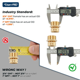 LitartPRO thickened-wall brass body provides durable outdoor performance