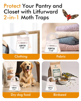 Litfurward 10-pack traps offer non-toxic, odor-free protection