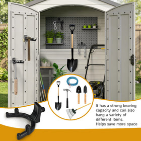 LitGURU complete organization system when paired with shelves and kits.