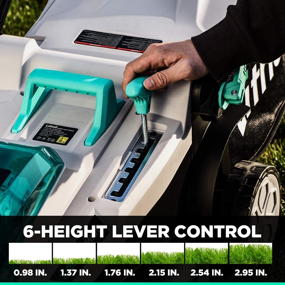 LiTHELi lightweight 30 lb design for effortless pushing