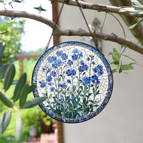 LITIVY blue forget-me-not blooms illuminate spaces with warm painterly glow.